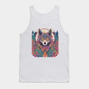 Trippy Wolf Tank Top